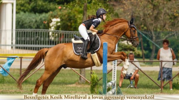 Beszélgetés Kesik Mirellával a lovas ügyességi versenyekről