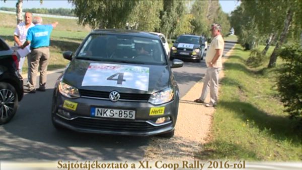 Sajtótájékoztató a XI. Coop Rally 2016-ról