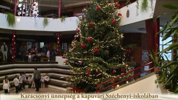 Karácsonyi ünnepség a kapuvári Széchenyi iskolában