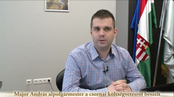 Major András alpolgármester a csornai költségvetésről beszélt