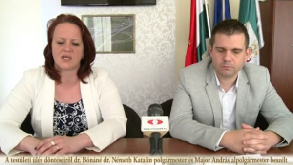 A testületi ülés döntéseiről dr. Bónáné dr. Németh Katalin polgármester és Major András beszélt