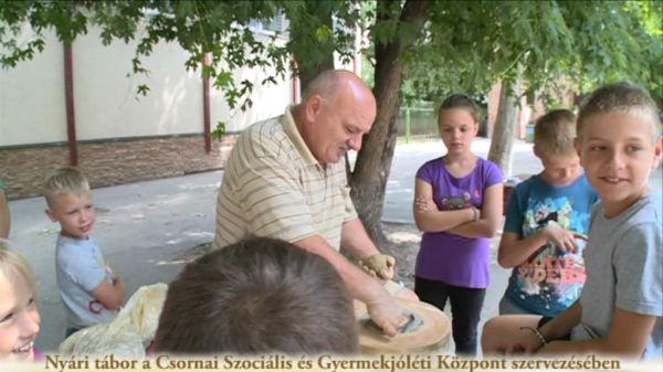 Nyári tábor a Csornai Szociális és Gyermekjóléti Központ szervezésében