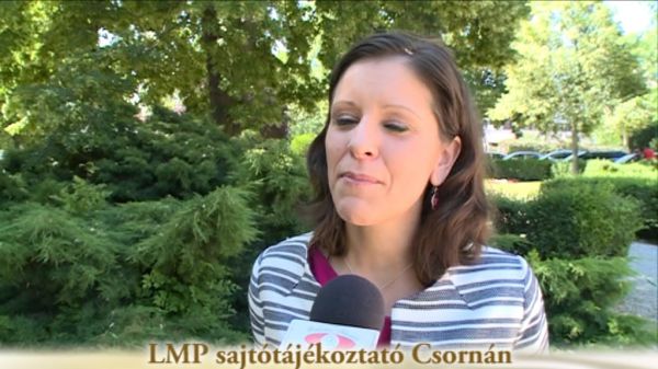 LMP sajtótájékoztató Csornán