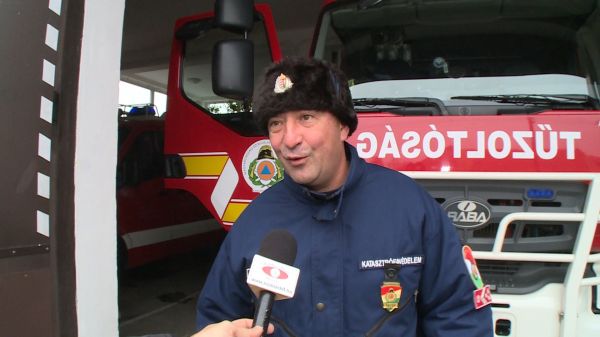 Hősies helytállásért országos elismerést kapott Boda István tűzoltó főtőrzsőrmester