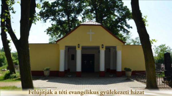 Felújítják a téti evangélikus gyülekezeti házat 