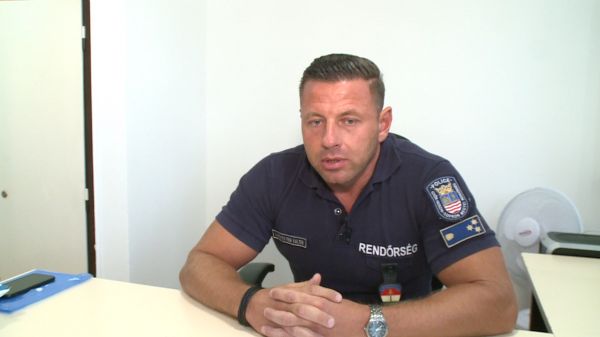 Kapovits Erik rendőr százados tájékoztatója