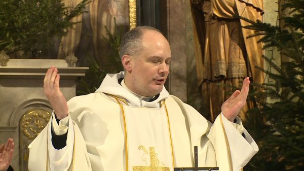 Szentmise a csornai premontrei templomban (2026-01-27)