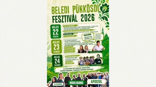 A hétvégén rendezik meg a Beledi Pünkösdi Fesztivált