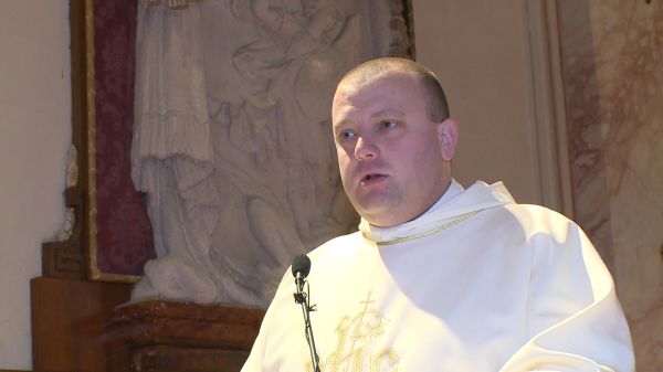 Szentmise a csornai premontrei templomban (2024-12-30)