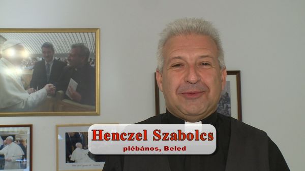 Imapercek Henczel Szabolcs beledi plébánossal