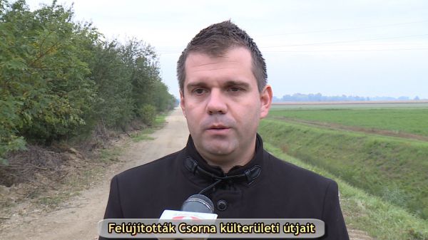 Felújították Csorna külterületi útjait