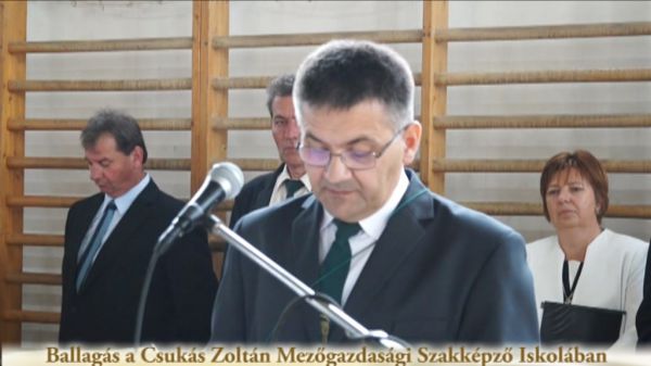 Ballagás a Csukás Zoltán Mezőgazdasági Szakképző Iskolában