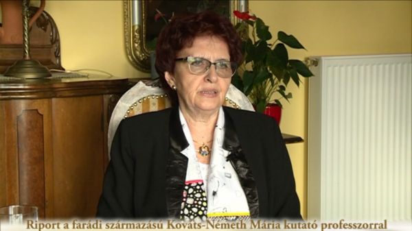 Riport a farádi származású Kováts-Németh Mária kutató professzorral