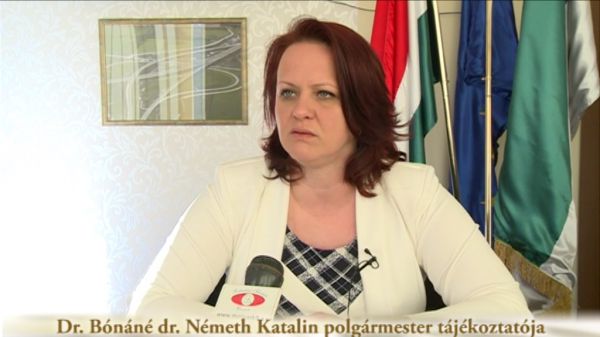 Dr. Bónáné dr. Németh Katalin polgármester tájékoztatója
