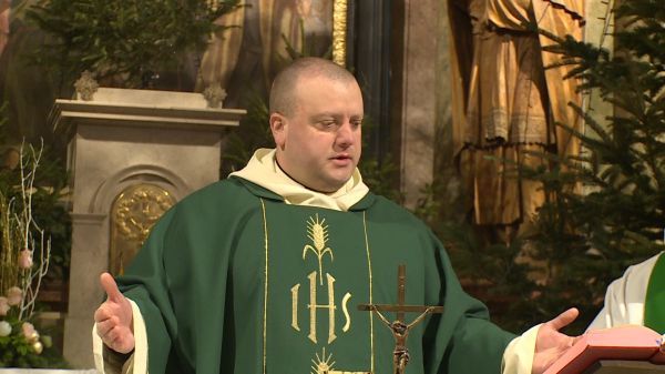 Szentmise a csornai premontrei templomban (2026-01-16)