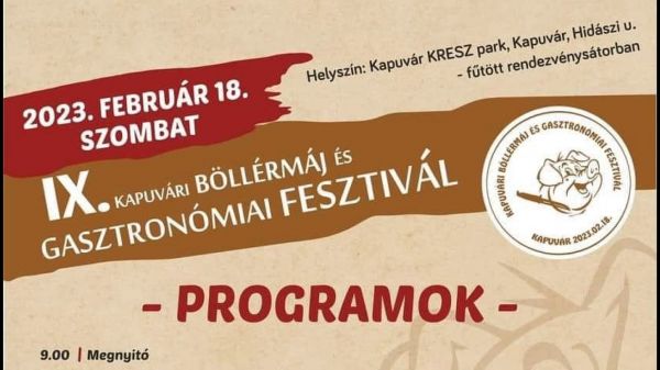  Szombaton rendezik meg a Böllérmáj és Gasztronómiai Fesztivált - Magyar László tájékoztatója