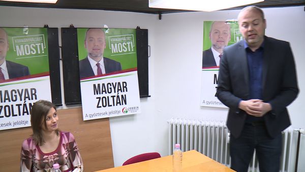 Dúró Dóra és Magyar Zoltán sajtótájékoztatója