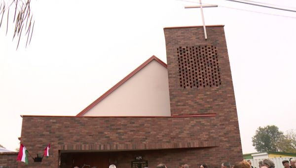 Az új vásárosfalui evangélikus templom áttadó ünnepsége