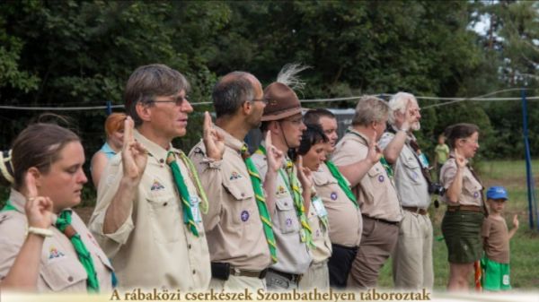 A rábaközi cserkészek Szombathelyen táboroztak 