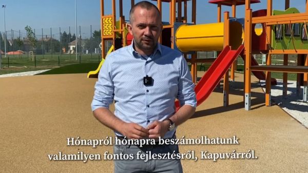 Hamarosan átadják a Rábaköz legnagyobb játszóterét Kapuváron