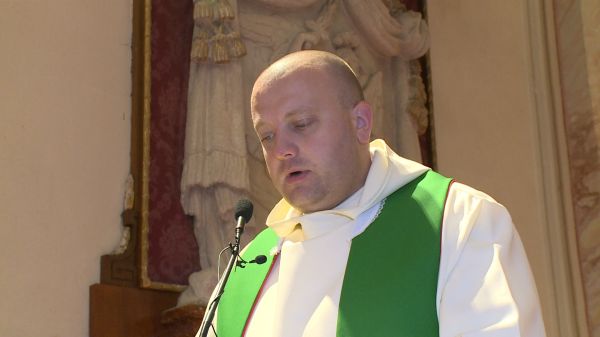 Szerdai szentmise a csornai premontrei templomban
