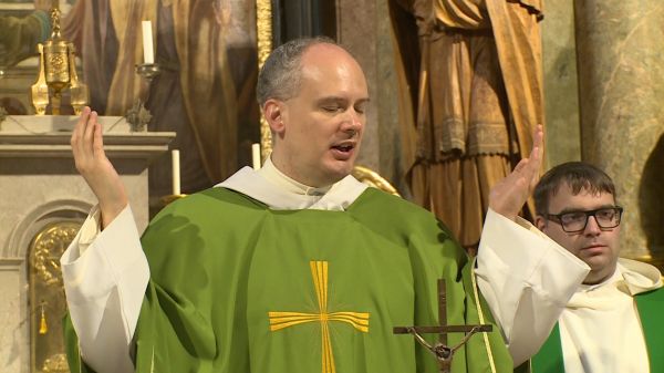 Szentmise a csornai premontrei templomban (2025-09-19)