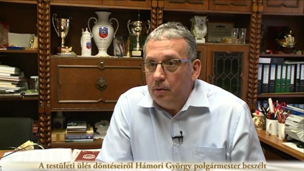  A testületi ülés döntéseiről Hámori György polgármester beszélt